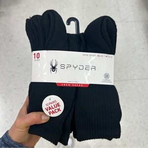 NWT Spyder men’s Crew Socks - 10 Pack